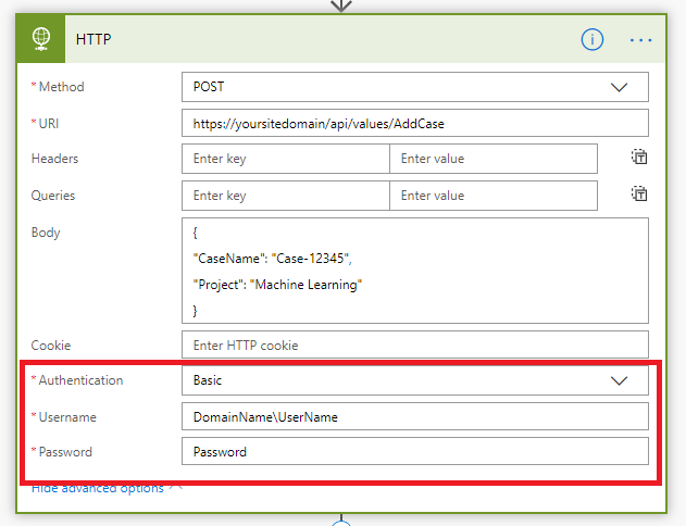 Call REST API From Microsoft FLOW